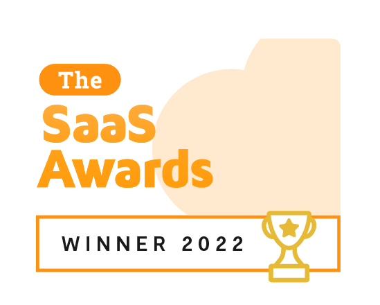 SaaS awards 2022 Winners Badge