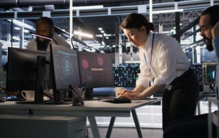 security team managing an incident