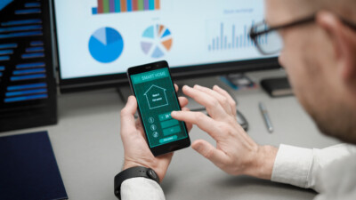 Security alarm notification through cell phone