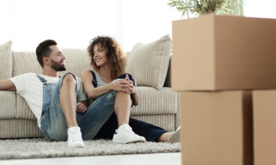 Tenants moving into new property
