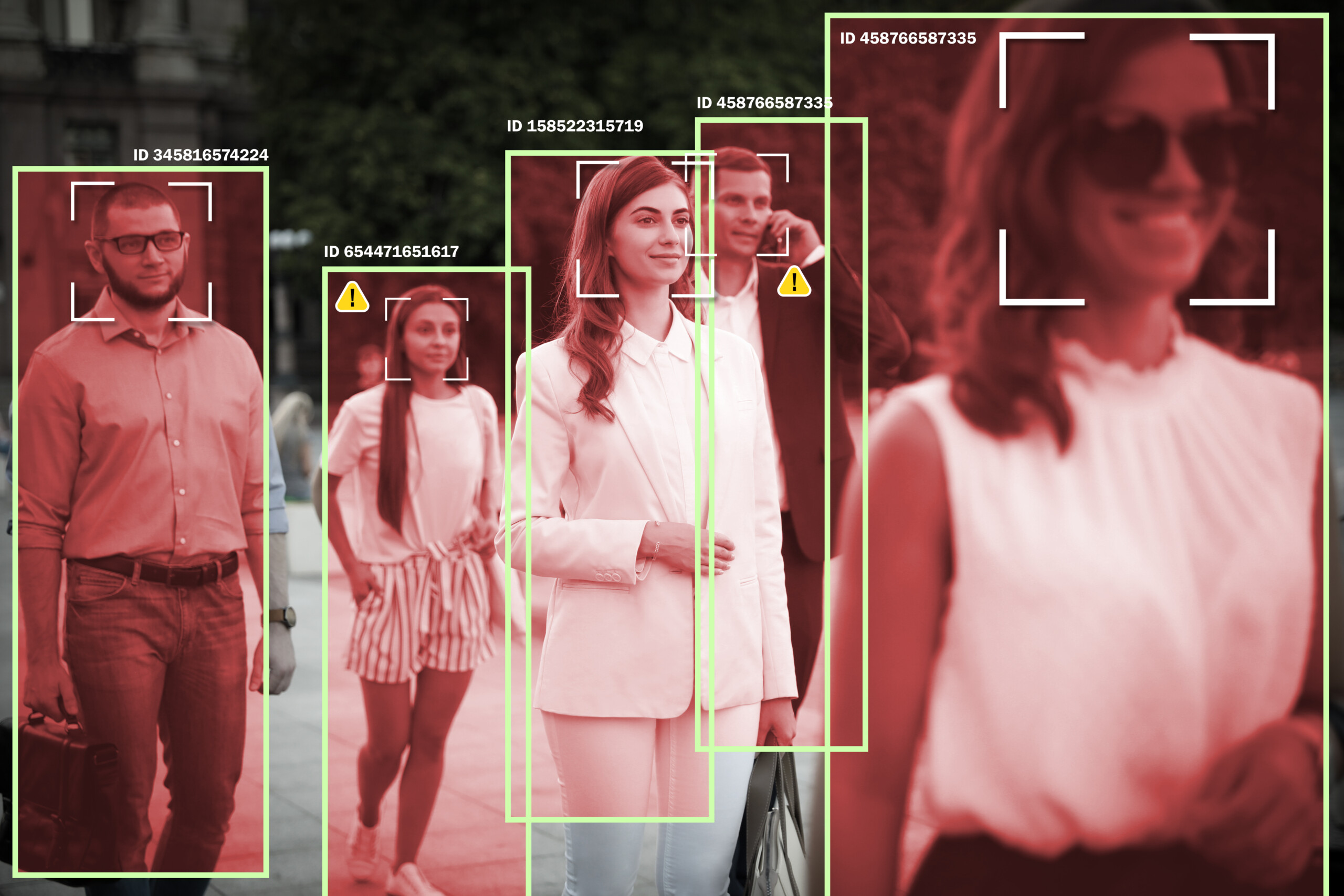 AI facial recognition system with data privacy