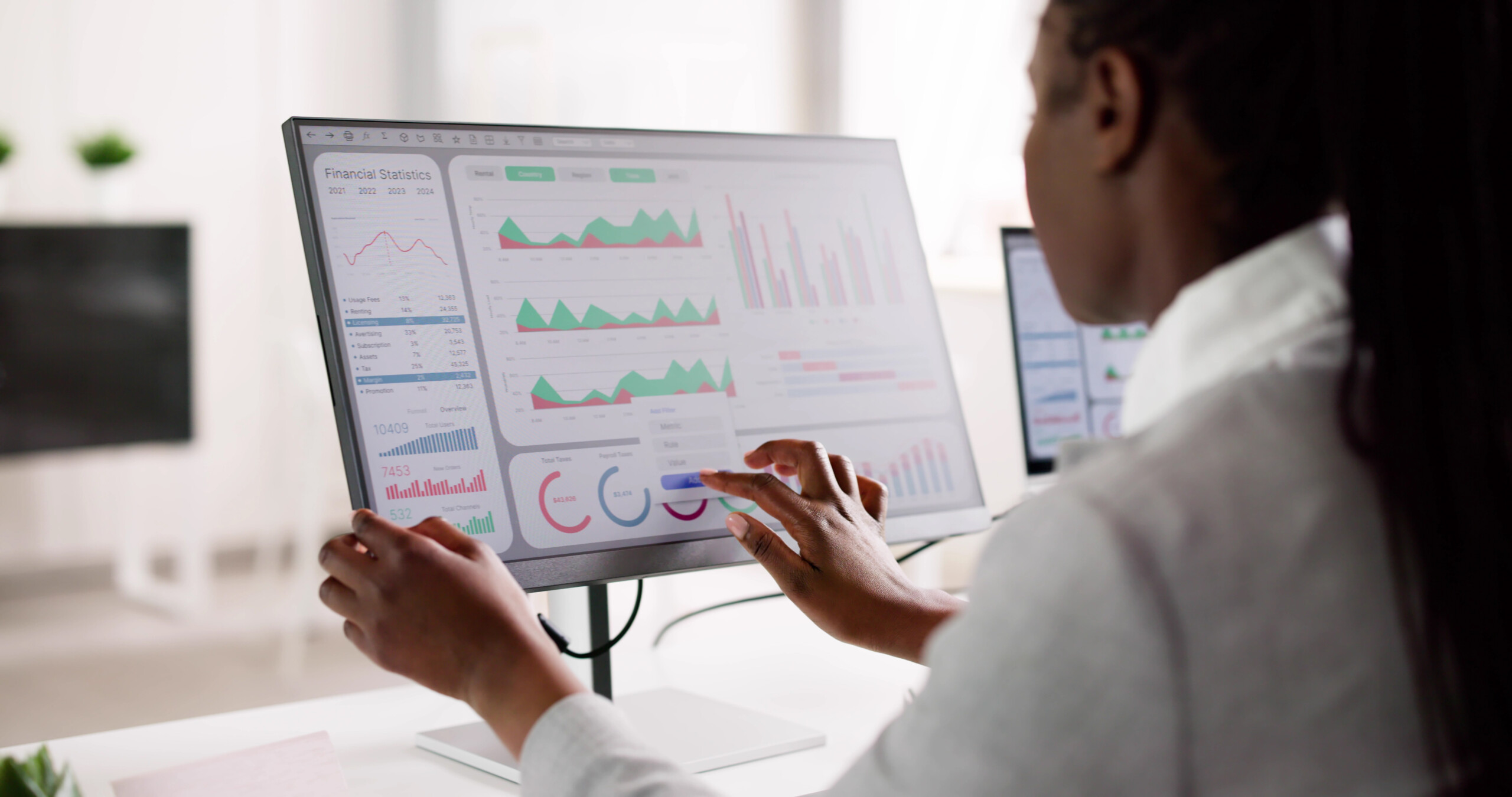 FinTech financial dashboard