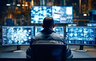 Employee monitoring operations on multiple screens