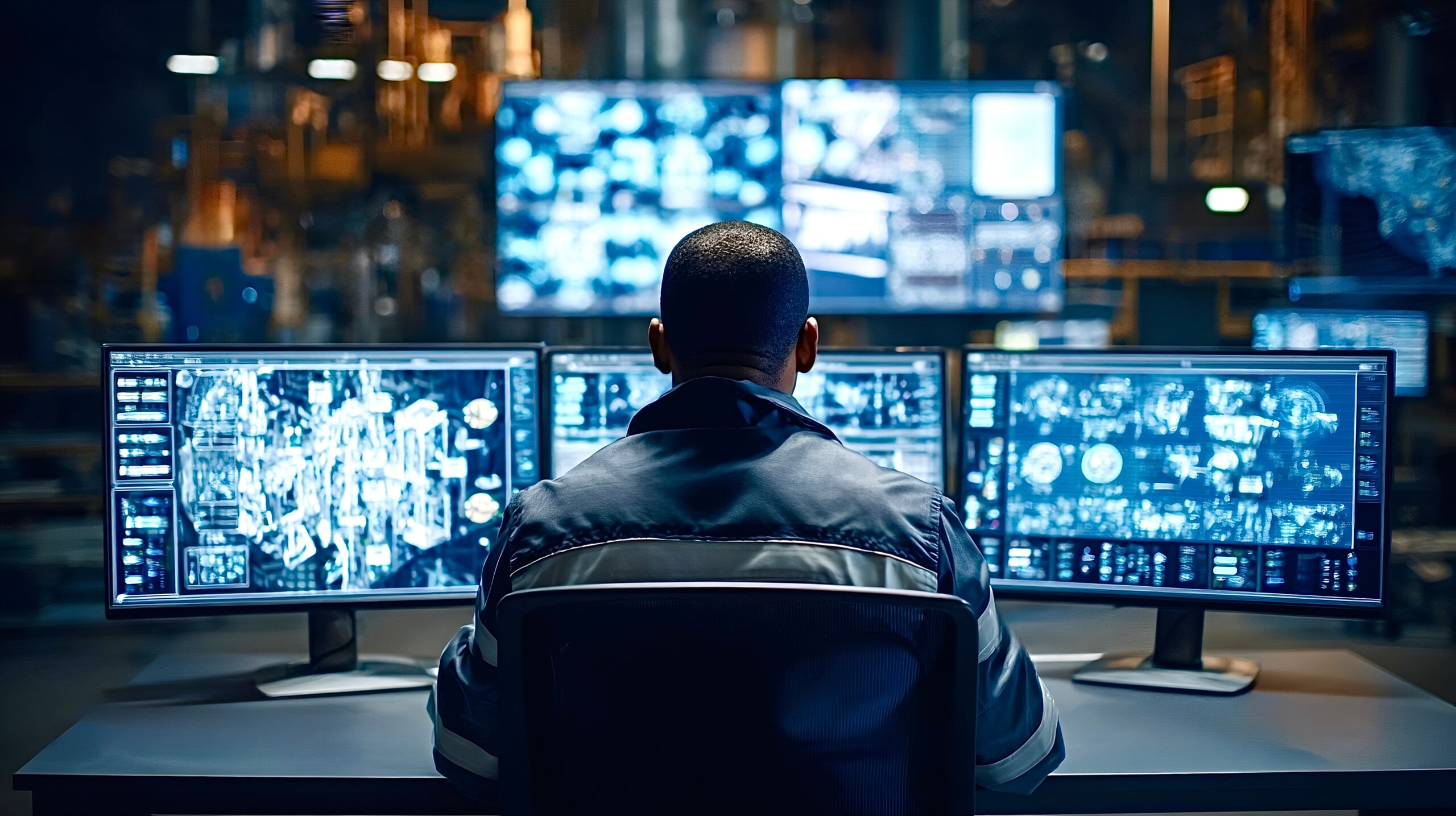 Employee monitoring operations on multiple screens