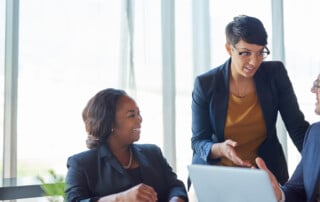 Business meeting and people in conversation working in corporate legal