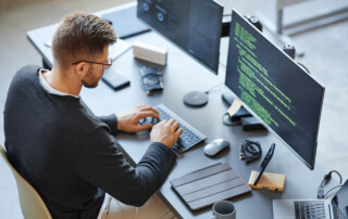 Software Programmer Working