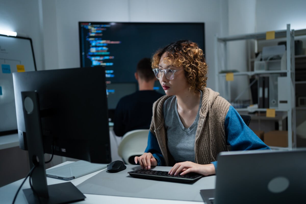 software developerdigital technology security concept