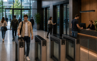 Company Access and Visitor Scene